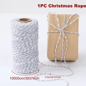 Festive Christmas Baker Twine String for Gift Wrapping & DIY Decor