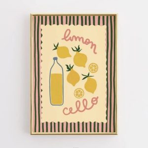 Funny Coffee Kitchen Wall Art Retro Food Quote Canvas Poster Decor