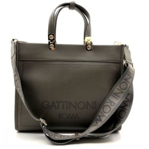 GATTINONI AMELIA L DOUBLE HANDLE PU BAG
