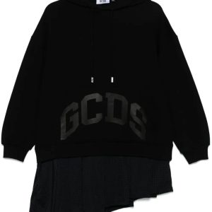 Gcds Dress LOUNGE LOGO HOODIE MINI DRESS