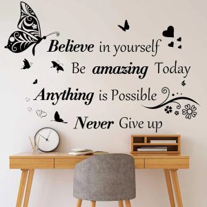Gemini said Inspirational Butterfly Wall Decal Collection