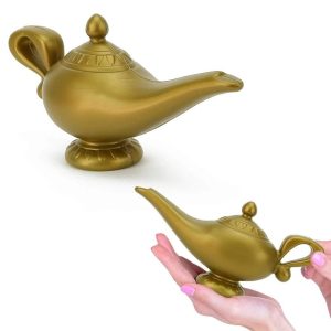 Golden Genie Magic Lamp - Iconic Movie Prop for Halloween & Cosplay