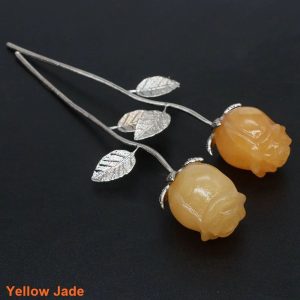 Hand Carved Rose Quartz Crystal Flower Healing Decor Gift for Her