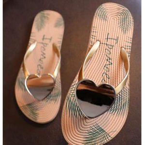 Heart Cloud Slippers Platform EVA Slides