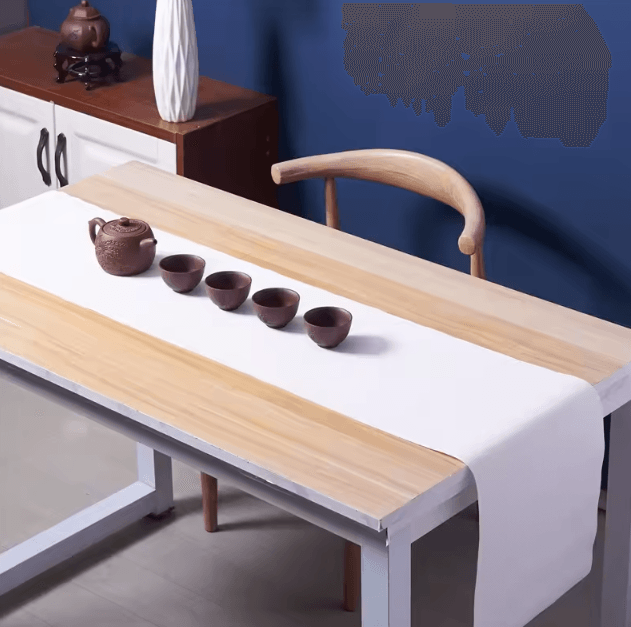 Heat-Resistant Woven PVC Table Runner - Durable PVC table runner for Easy-Clean Dining & Modern Decor