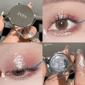 High-End Natural Gloss Matte Diamond Eyeshadow, Pearlescent Eye Makeup for a Stunning, Radiant Look