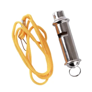 High Frequency Stainless Steel Whistle for Sports, Emergency & Traffic Command