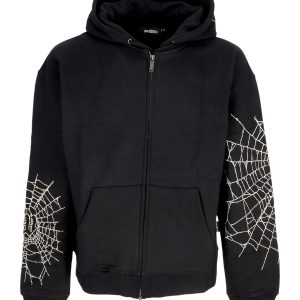 Hoodie Zip Man Authentic Zip Hoodie Black