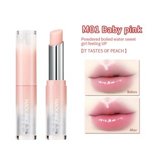 Hydrating & Moisturizing Lip Balm, Color Changing Lipstick Tint of Color with Vitamin E, Long Lasting Natural Gloss