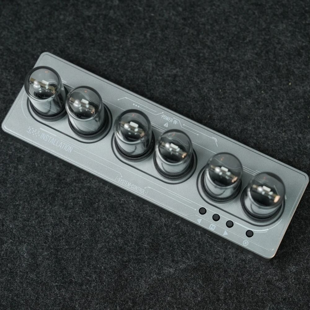 Intelligent IPS Nixie Tube Digital Simulation Clock