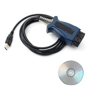 Jaguar Land Rover USB Diagnostic Cable for OBD Programming Key Coding & Fault Scanner