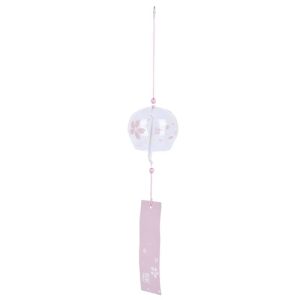 Japanese Sakura Glass Wind Chime Hanging Bell for Home Decor