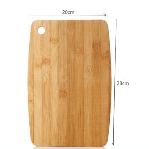 Large Bamboo Cutting Board for Kitchen, Double-Sided Wood Chopping Board