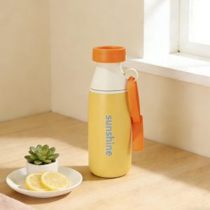 Large Capacity Stainless Steel Insulated Cup with Straw Multi functional Gift Milk Bottle & Water Cup