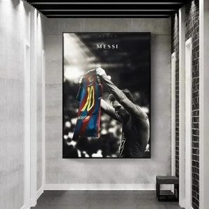 Legendary Football Heritage Lionel Messi HD Canvas Art