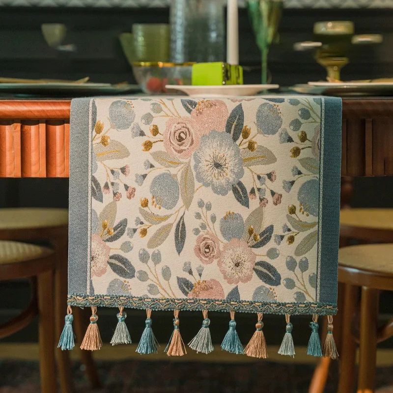 Lemon Floral Table Runner Farmhouse Decor