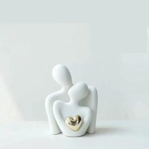 Love Embrace Couple Statue | Romantic Minimalist Bedroom Interior Decoration
