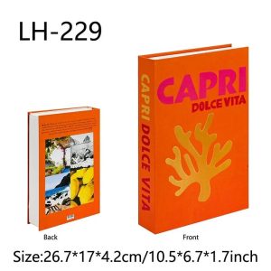 Luxe Decorative Books for Home Decor Coffee Table Book Decor Faux Book Accent