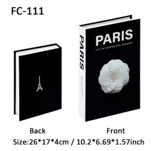 Luxury Decorative Fake Book Storage Box Aesthetic Coffee Table & Bookshelf Decor