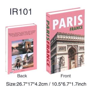 Luxury Fake Book Storage Box Coffee Table Decor Hidden Storage Book