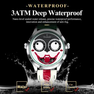 Luxury Waterproof Mens Watch Quartz Leather Strap Sports Wristwatch