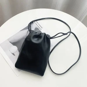 Luxury Women's Handbags Female Leather Shoulder Bag, Large Capacity Crossbody, Solid Flap, Portable Phone Purse