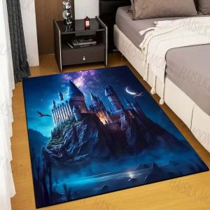Magic Castle School Rug for Kids Bedroom Living Room Decor