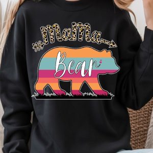 Mama Bear Shirt, Mama Bear T-Shirt, Mom Bear Shirt, Personalized Mama Tee