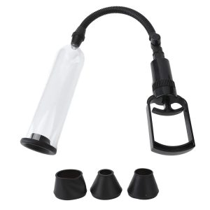 Manual Vacuum Pump Trainer for Men - Adjustable Air Pump Exerciser for Performance & Confidence