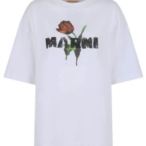 Marni T-shirts and Polos White