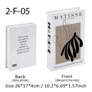 Matisse & Bauhaus Decorative Books - High-Definition Literary Architectural Sculpture