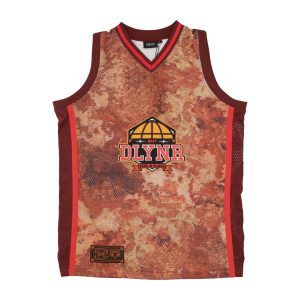 Men's Basketball Goat Chemical Tank Top Orange
