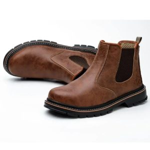 Mens Indestructible Steel Toe Safety Work Boots