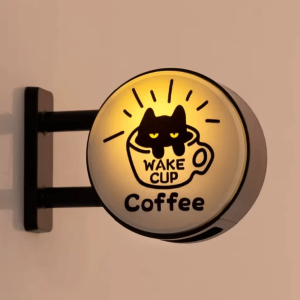 Mini Coffee LED Light Sign Magnet - Aesthetic Coffee Corner Glow Decor