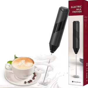 Mini Electric Milk Frother - Wireless Handheld Coffee Whisk & Foam Maker