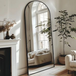 Modern 58-Inch Rectangular Full-Length Floor Mirror