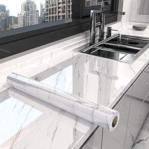 Modern Marble Self-Adhesive Wallpaper | Waterproof Peel and Stick Contact Paper