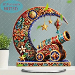 Moon Lantern Acrylic Desktop Decor Ramadan Gift