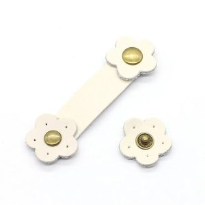 Multi Colour Vintage Sew On Leather Bag Buckles