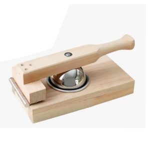 Multi-Use Mochi Maker Dumpling Wrapper Tool Wooden Pastry Press for Perfect Homemade Treats