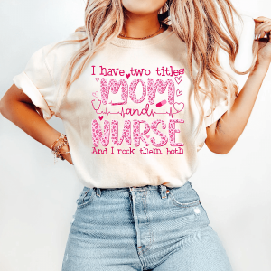 Nurse Mama Shirt Comfort Colors Nurse Mom Gift Mothers Day Tee