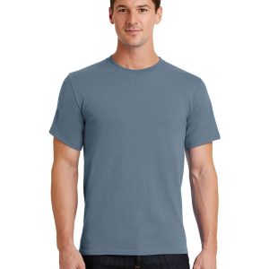 Port & Company PC61 Men's Essential T-Shirt - Stonewashed Blue - 6XL