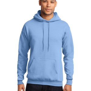 Port & Company PC78H Core Fleece Pullover Hooded Sweatshirt - Light Blue - 2XL