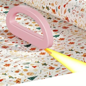 Portable DIY Gift Wrapping Paper Cutter Convenient Christmas & Halloween Paper Trimmer for Offices and Home Use