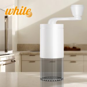 Portable Manual Coffee Grinder with Ceramic Burr Adjustable Settings for Fresh Precision Grinding