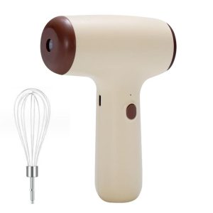 Portable USB Electric Handheld Mixer for Coffee, Cream & Eggs