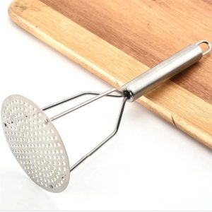 Potato Masher & Vegetable Fruit Crusher Manual Kitchen Tool for Smooth Mashed Potatoes