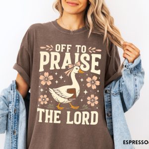 Praise the Lord Shirt Christian Faith Graphic Tee Religious Inspirational Gift