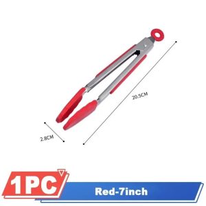 Precision Silicone-Tipped Food Tongs and High-Performance Culinary Handling Architecture