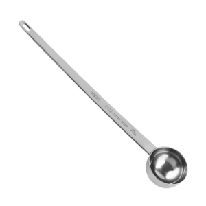Precision Stainless Steel Measuring Spoon Set - Long Handle Coffee & Kitchen Scoop (5-30ml)